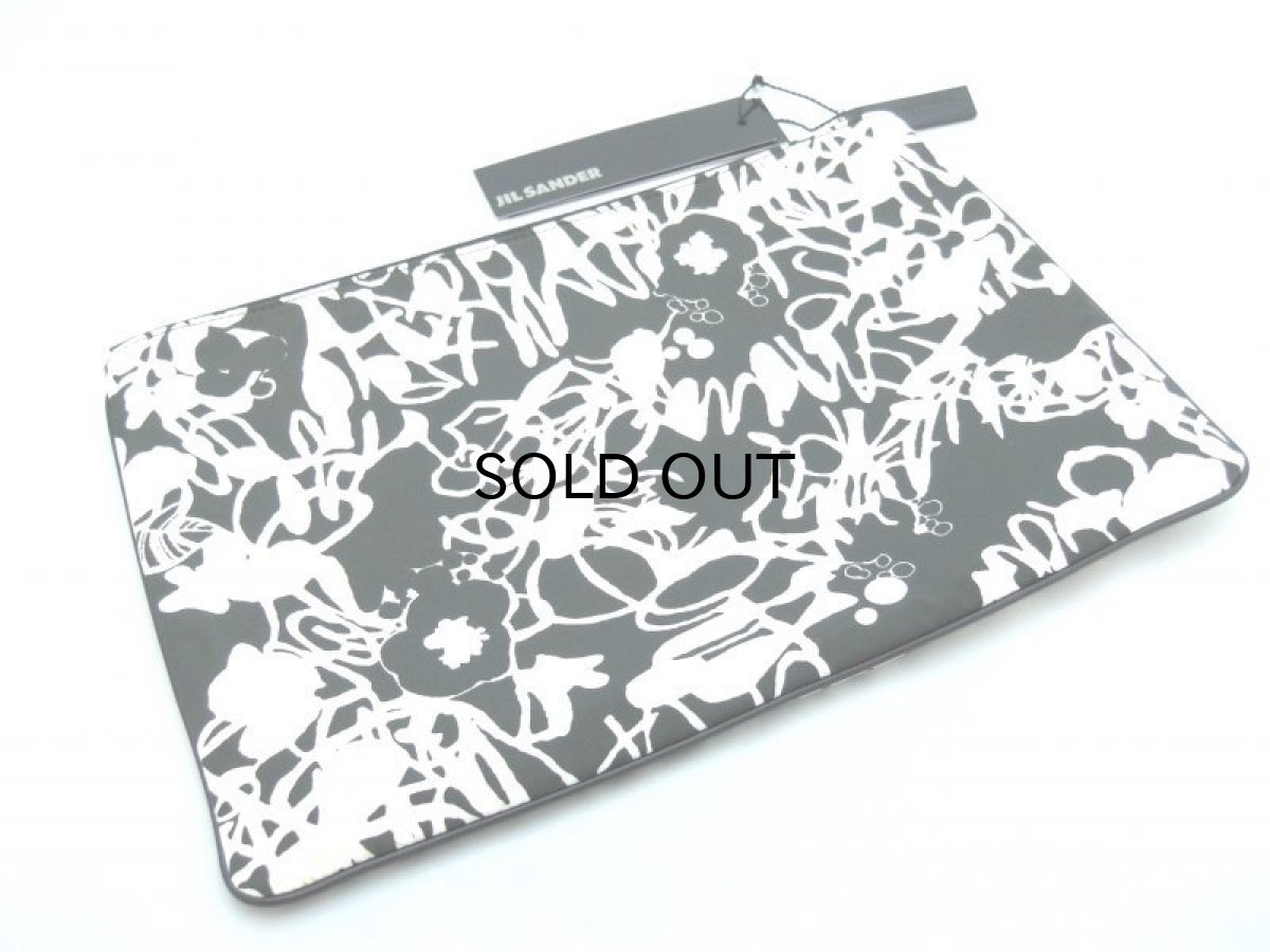 画像1: JIL SANDER GRAFFITI CLUTCH BAG【BLACK】 (1)