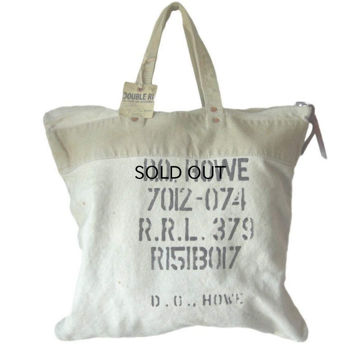 画像1: RRL CANVAS STENCIL 2WAY BAG (1)