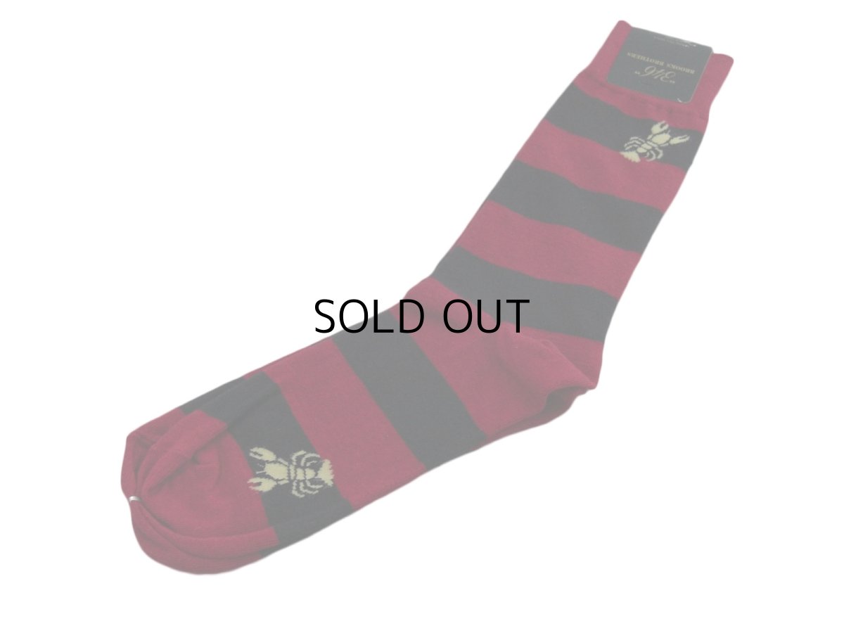 画像2: BROOKS BROTHERS BORDER SOCKSBROOKS (2)