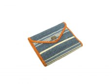 画像1: RRL INDIGO ROPE LEATHER WALLET (1)