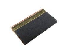 画像2: RRL STRIPE WOOL LEATHER WALLET (2)