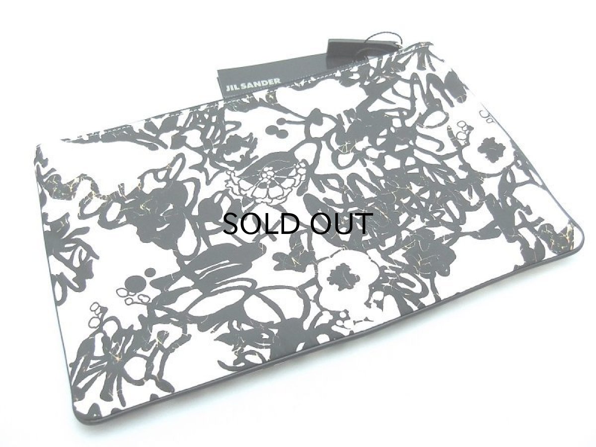 画像1: JIL SANDER GRAFFITI CLUTCH BAG【WHITE】 (1)