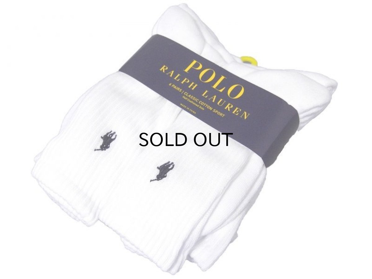 画像1: POLO RALPH LAUREN 6PACK SOCKS (1)