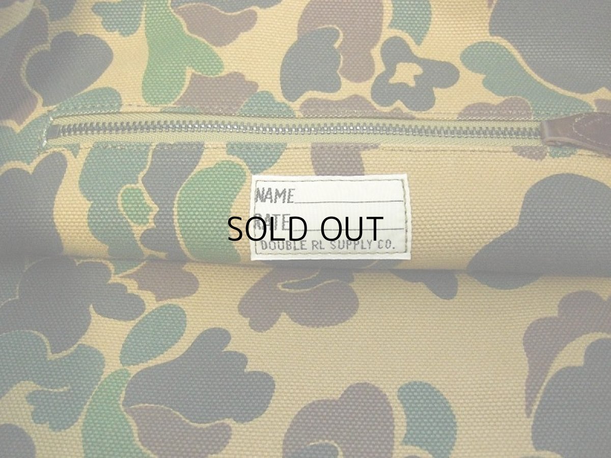画像3: RRL DUCK CAMO 2WAY BAG (3)