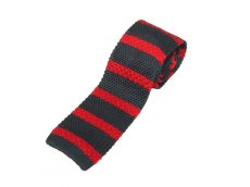 画像1: BROOKS BROTHERS BORDER KNIT TIEBROOKS (1)