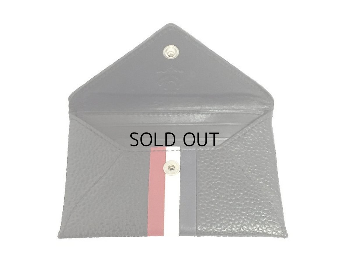 画像3: BLACK FLEECE TRICOLORE LEATHER CARD CASE (3)