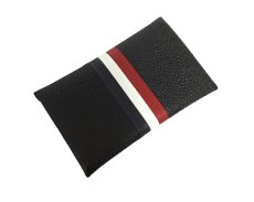 画像2: BLACK FLEECE TRICOLORE LEATHER CARD CASE (2)