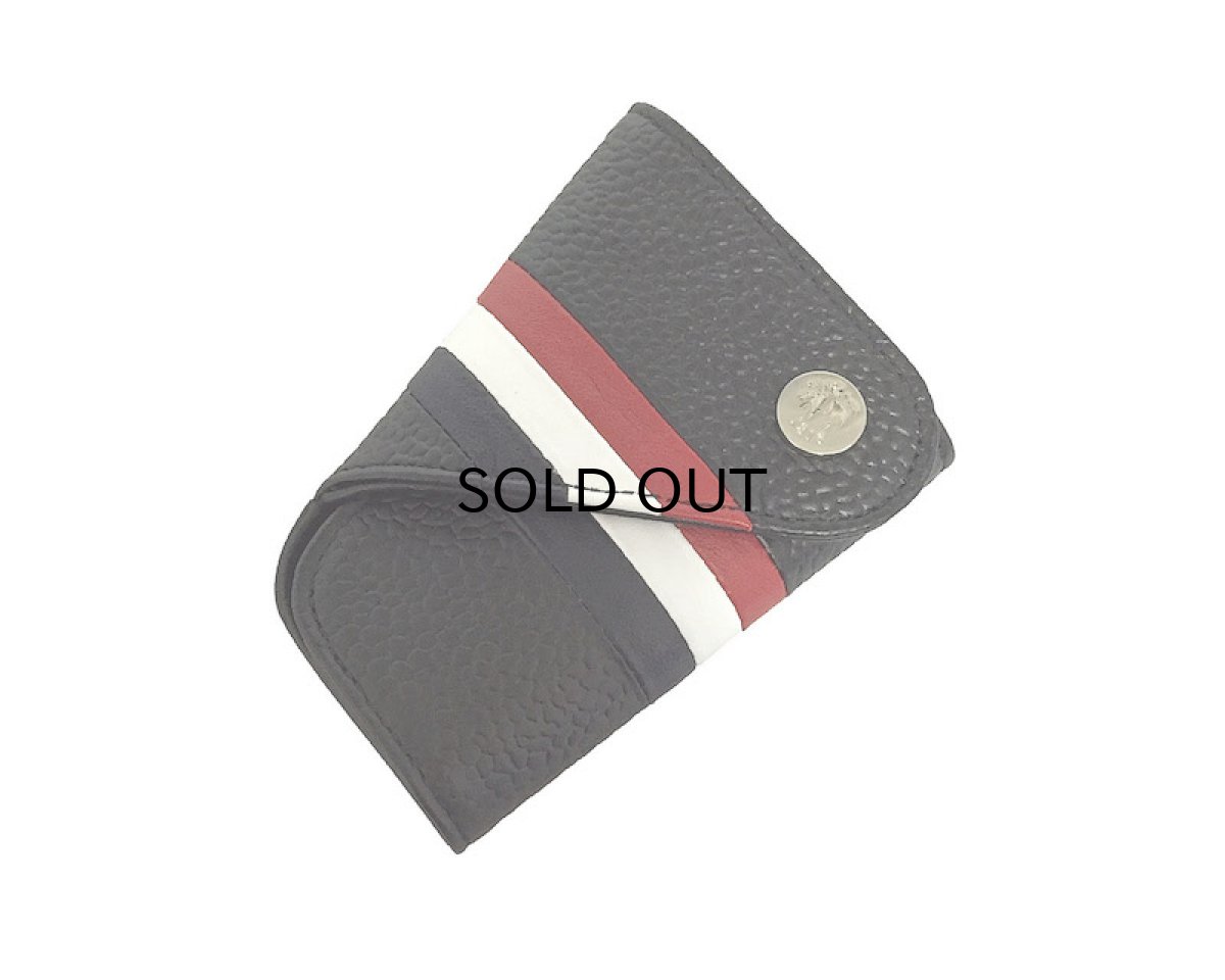 画像1: BLACK FLEECE TRICOLORE LEATHER  KEY CASE (1)