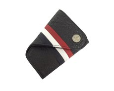 画像1: BLACK FLEECE TRICOLORE LEATHER  KEY CASE (1)