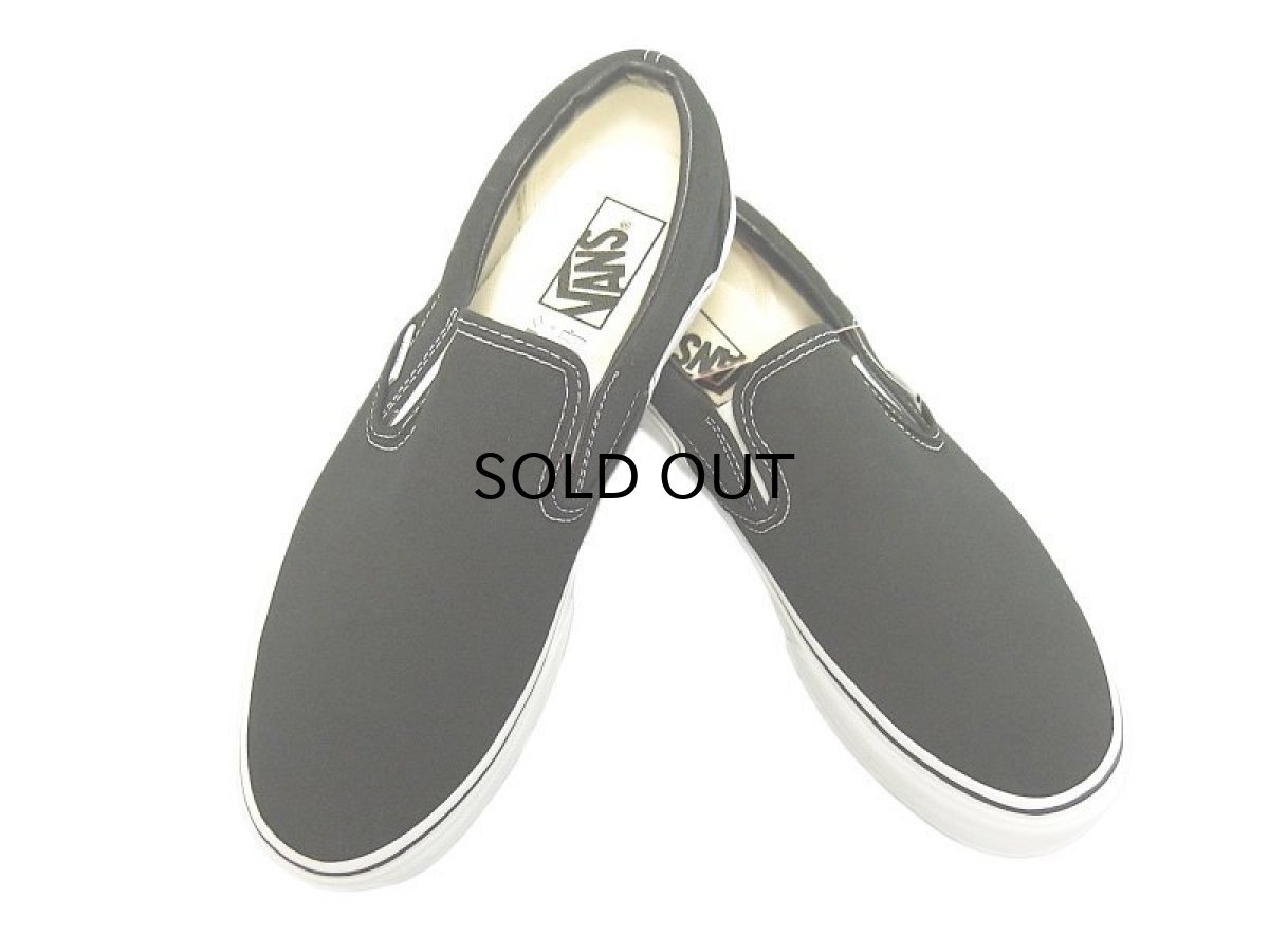 画像1: VANS CLASSIC SLIP ON【BLACK】 (1)