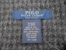 画像3: POLO RALPH LAUREN WOOL REVERSIBLE MUFFLER (3)