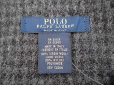 画像3: POLO RALPH LAUREN WOOL REVERSIBLE MUFFLER【GRAY】 (3)