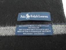 画像3: POLO RALPH LAUREN WOOL BORDER MUFFLER (3)