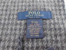 画像3: POLO RALPH LAUREN WOOL REVERSIBLE MUFFLER【NAVY】 (3)