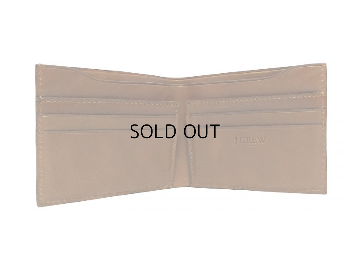 画像2: J.CREW LEATHER BI-FOLD WALLET (2)