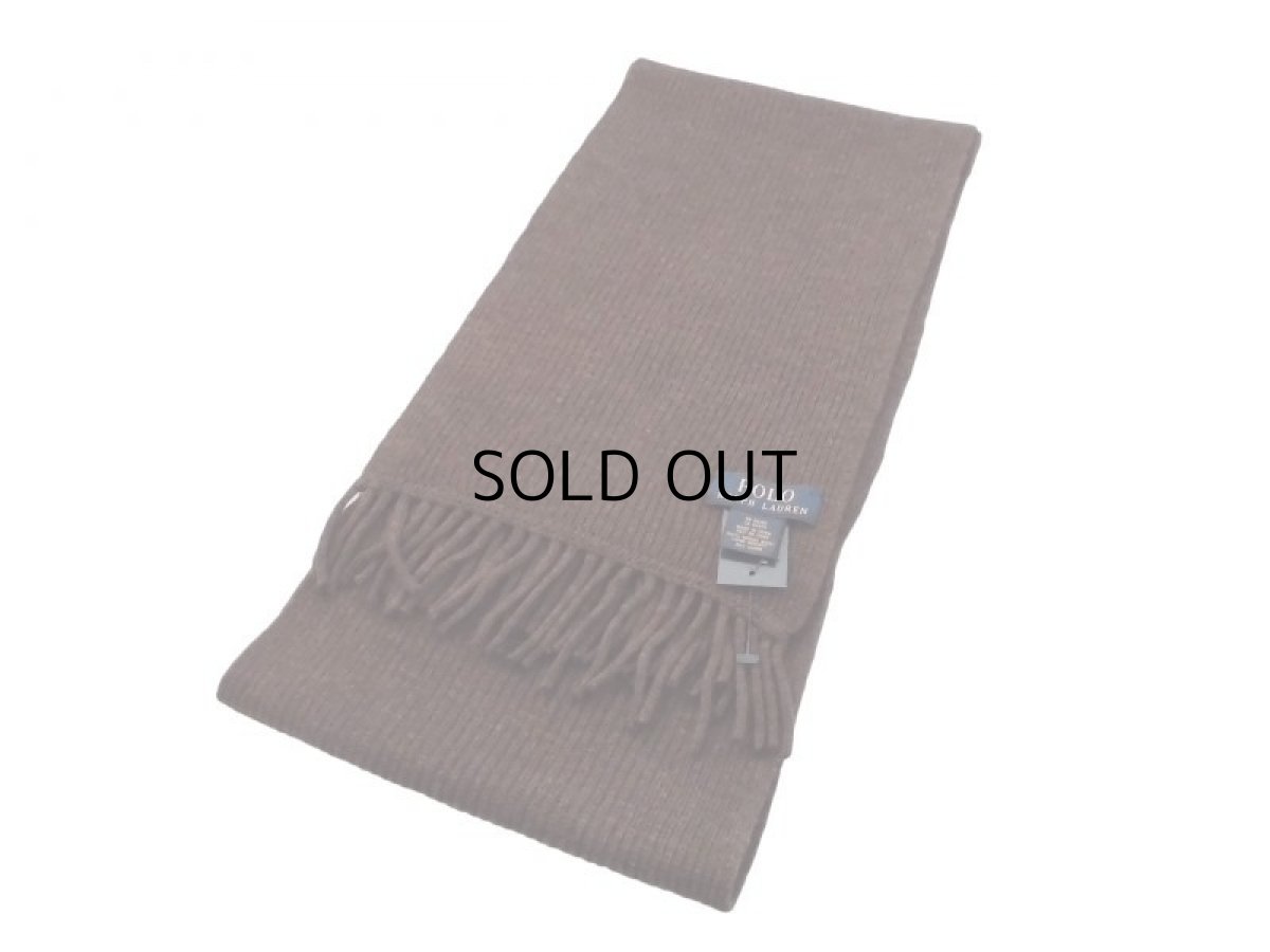 画像2: POLO RALPH LAUREN RIB KNIT MUFFLER (2)