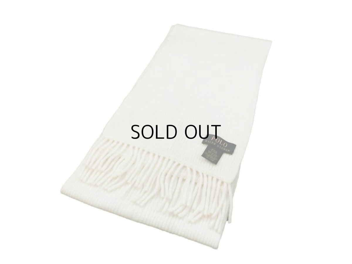 画像2: POLO RALPH LAUREN RIB KNIT MUFFLER (2)