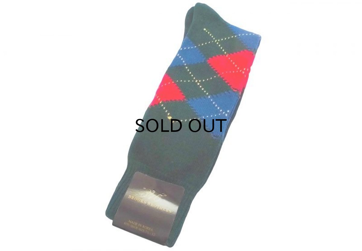 画像1: BROOKS BROTHERS THICK ARGYLE SOCKSBROOKS (1)