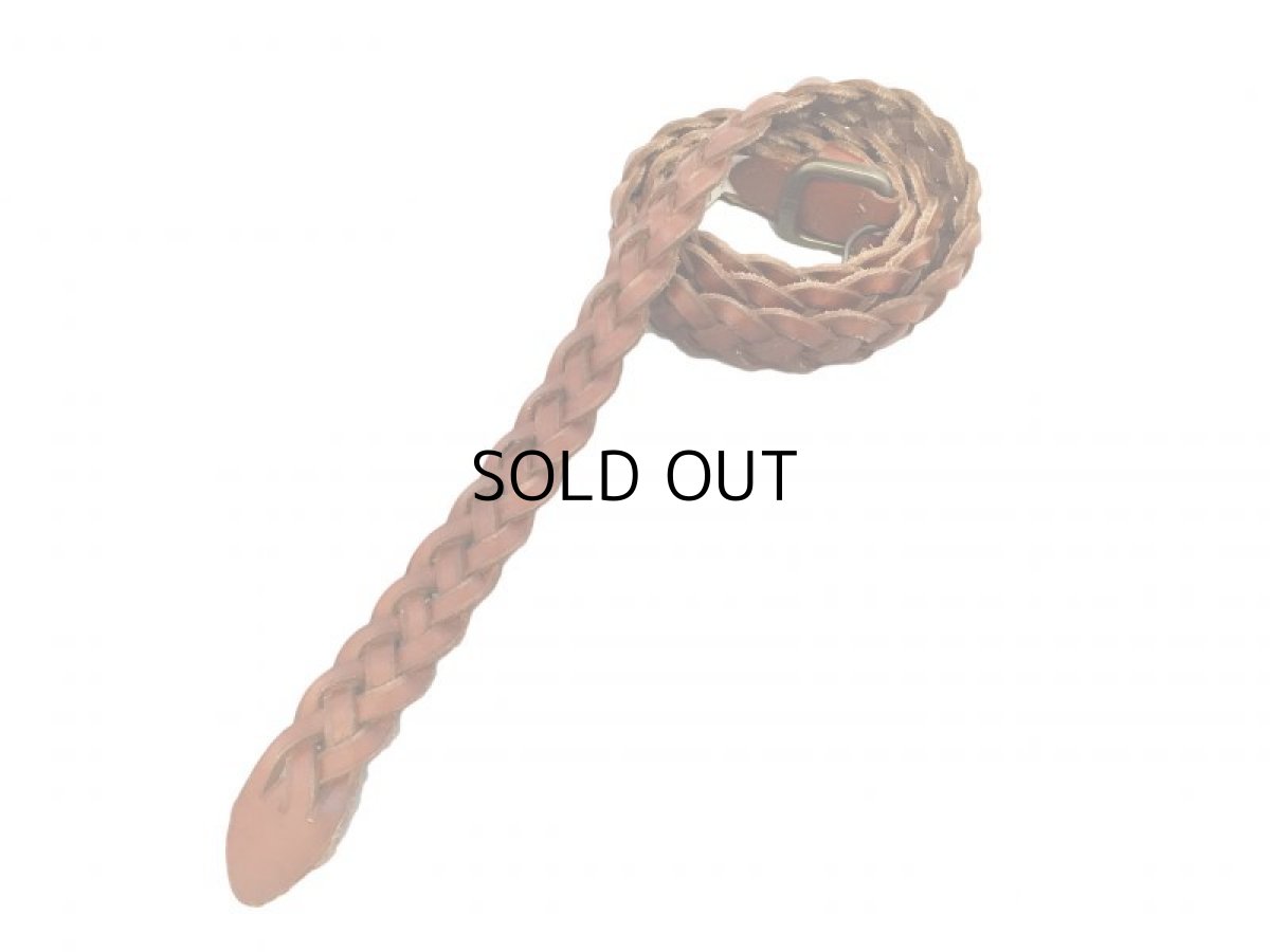 画像2: J.CREW LEATHER MESH BELT (2)