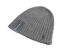 画像1: POLO RALPH LAUREN RIB BEANIE【GRAY】 (1)