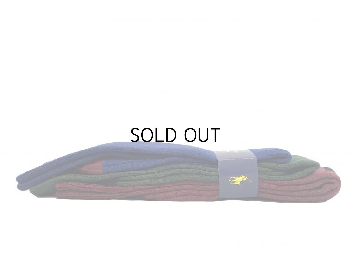 画像3: POLO RALPH LAUREN 3PACK COLOR SOCKS (3)