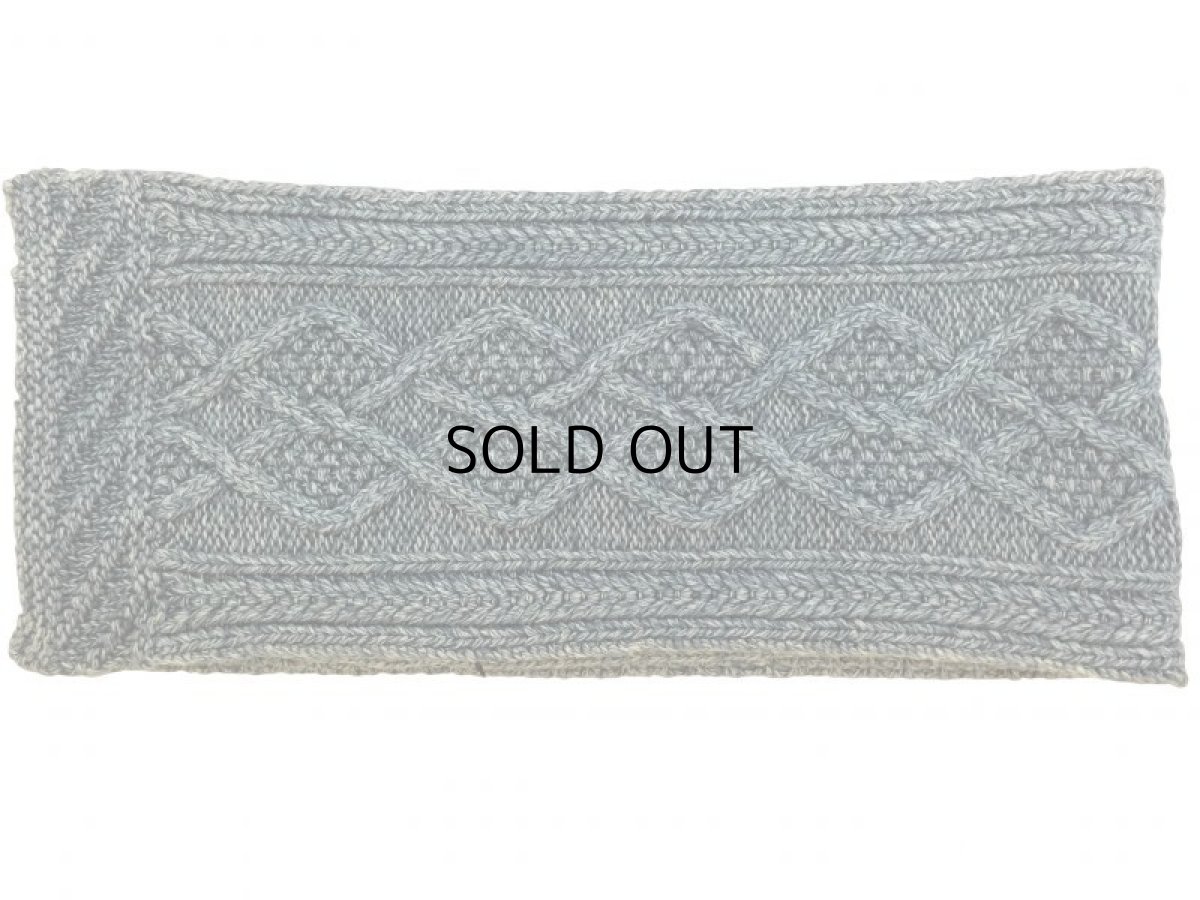 画像2: RRL INDIGO ARAN KNIT MUFFLER (2)