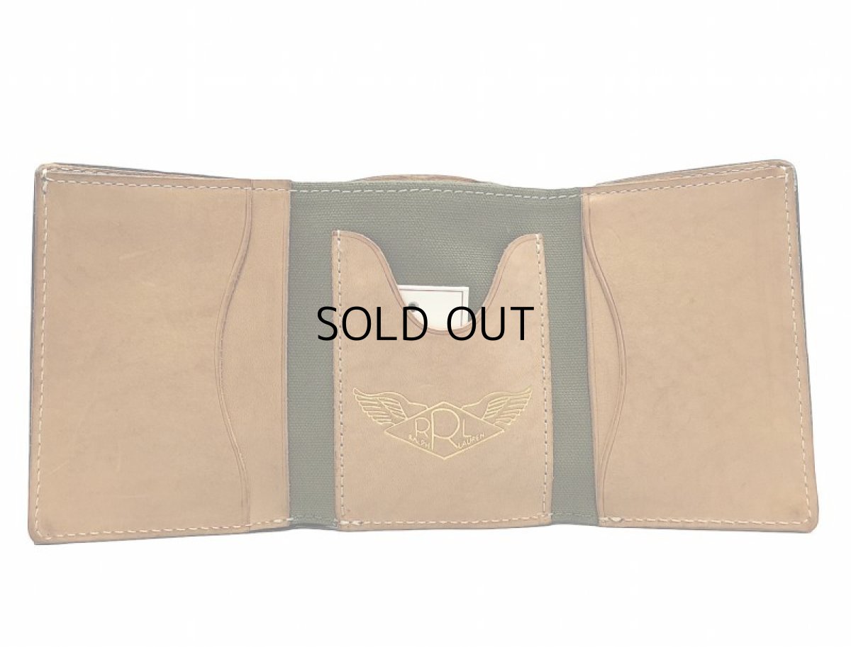 画像3: RRL TRI-FOLD LEATHER CARD CASE (3)