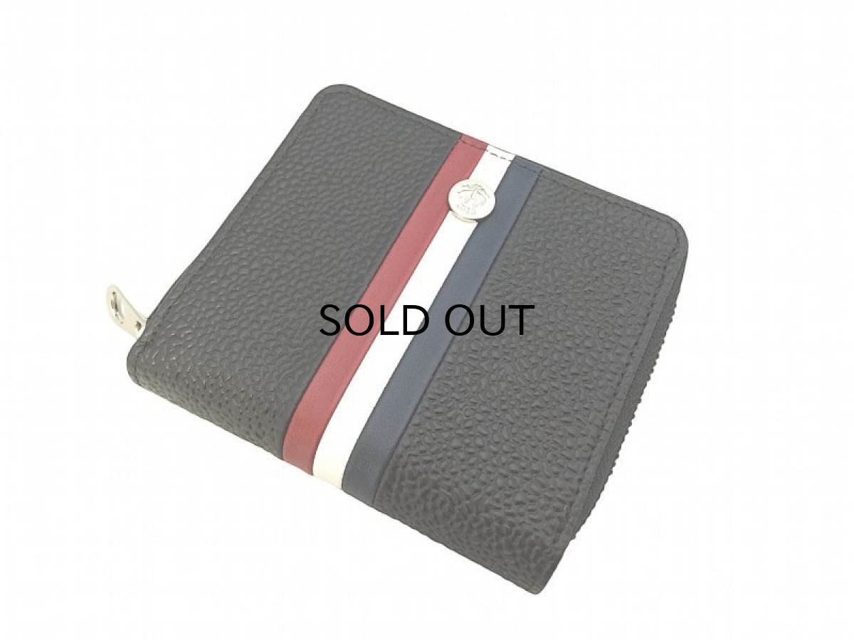 画像1: BLACK FLEECE TRICOLORE LEATHER ZIP AROUND WALLET (1)