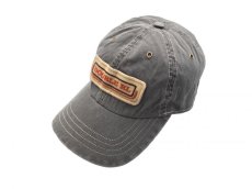 画像1: RRL LEATHER STRAPBACK BASEBALL CAP【GRAY】 (1)