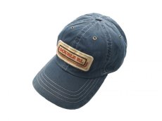 画像1: RRL LEATHER STRAPBACK BASEBALL CAP【NAVY】 (1)