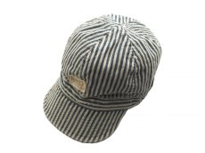 画像1: RRL RAILMAN'S CAP【HICKORY】 (1)