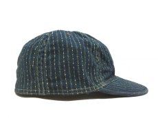 画像2: RRL SERVICE CAP【INDIGO STRIPE】 (2)