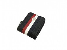 画像1: BLACK FLEECE TRICOLORE LEATHER ZIP AROUND COIN CASE (1)