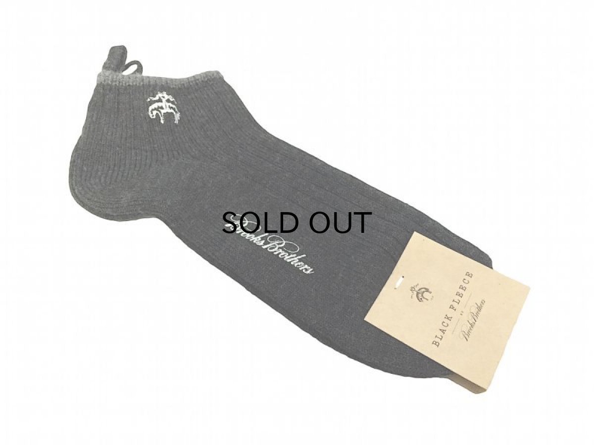 画像1: BLACK FLEECE ANKLE SOCKS (1)