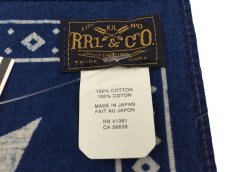 画像3: RRL INDIGO BANDANNA【EAGLE STAR】 (3)