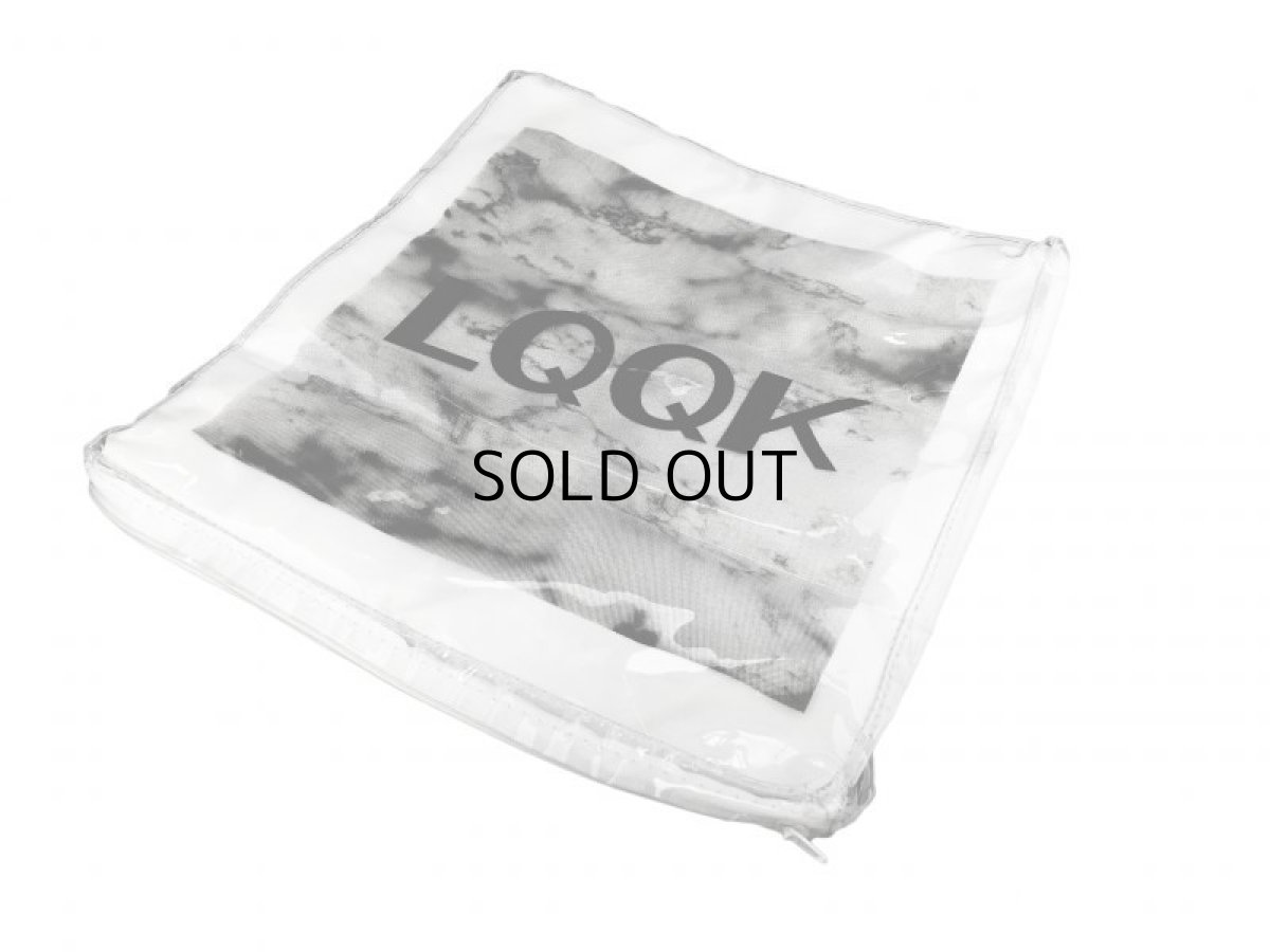 画像1: LQQK STUDIO CLEAR VINYL LOGO CUSHION COVER (1)