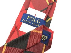 画像3: POLO RALPH LAUREN TARTAN CHECK TIE【WALLACE RED MODERN】 (3)