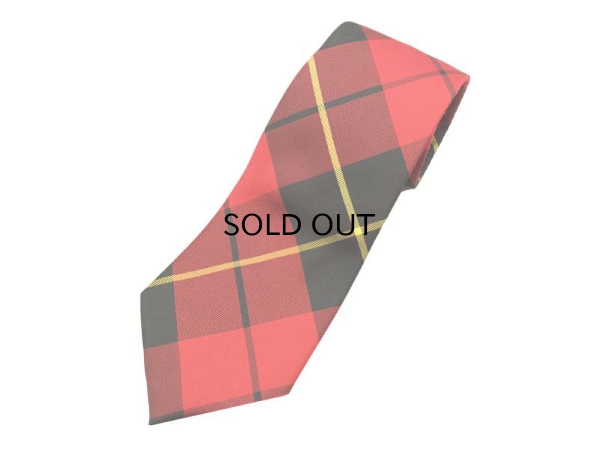 画像1: POLO RALPH LAUREN TARTAN CHECK TIE【WALLACE RED MODERN】 (1)