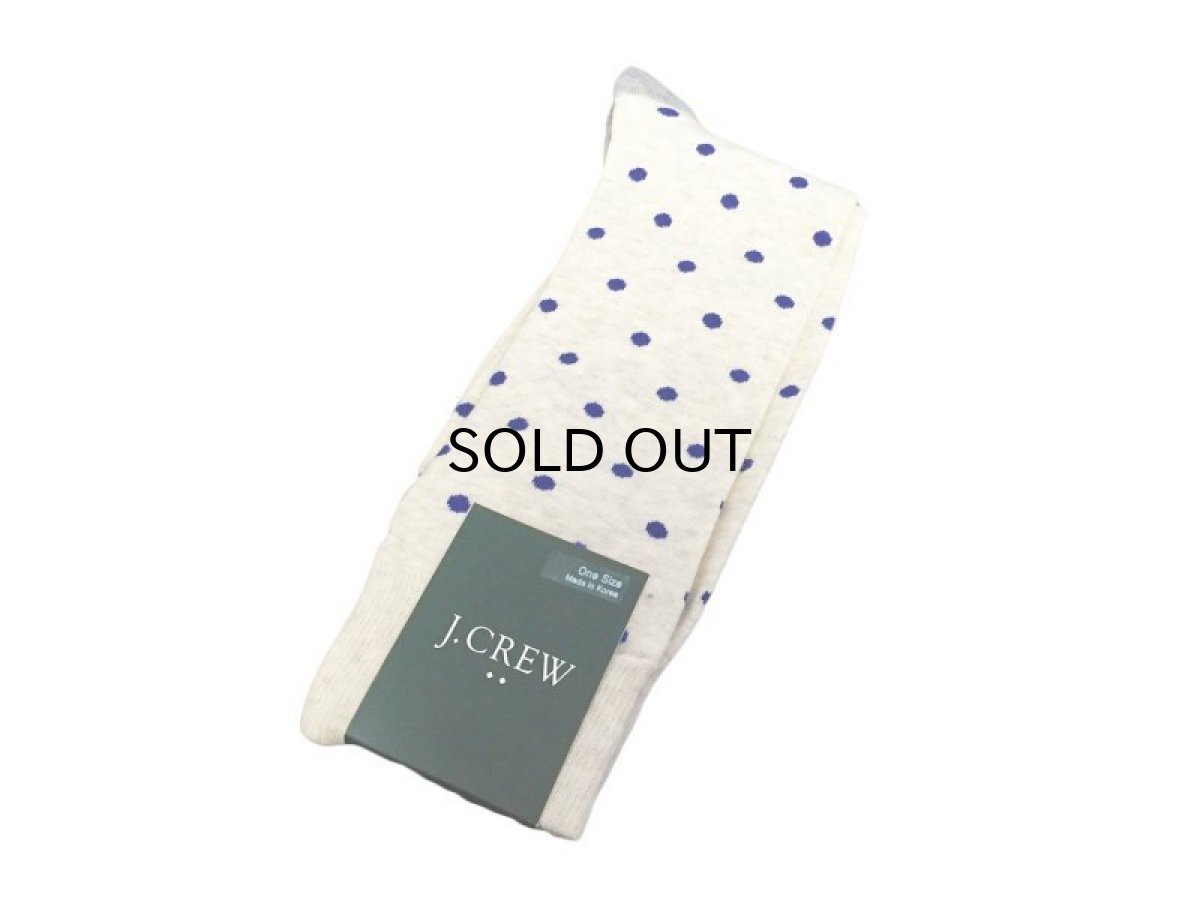 画像1: J.CREW MEDIUM DOT SOCKS (1)