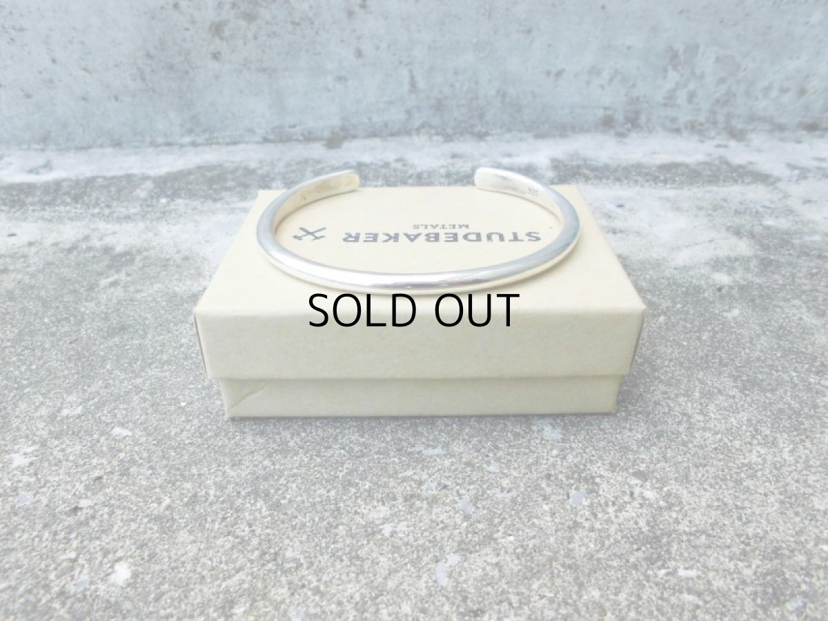 画像4: STUDEBAKER METALS PLAIN CAFF BANGLE (4)