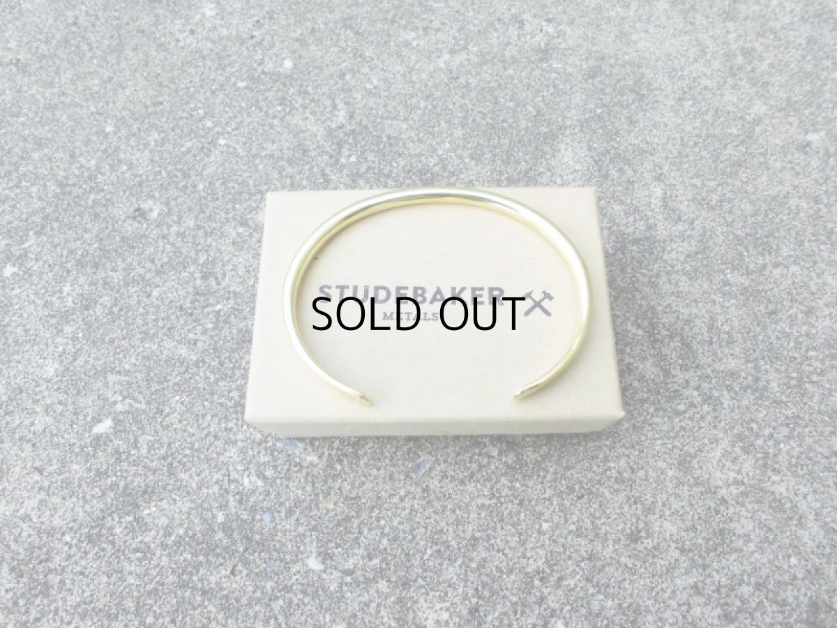 画像2: STUDEBAKER METALS PLAIN CAFF BANGLE (2)