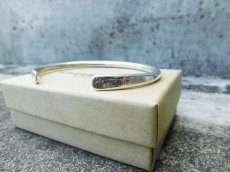 画像3: STUDEBAKER METALS PLAIN CAFF BANGLE【SILVER】 (3)