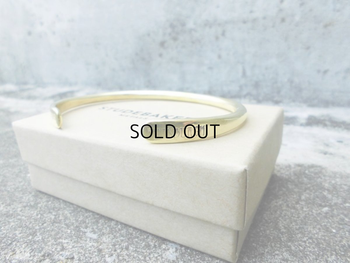 画像3: STUDEBAKER METALS PLAIN CAFF BANGLE (3)