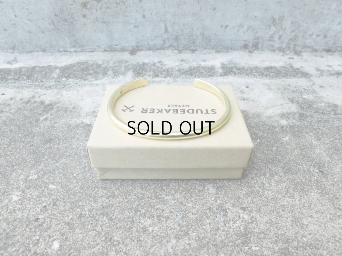 画像4: STUDEBAKER METALS PLAIN CAFF BANGLE (4)