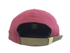 画像3: LQQK STUDIO LOGO CANVAS STRAPBACK CAP【BURGUNDY】 (3)