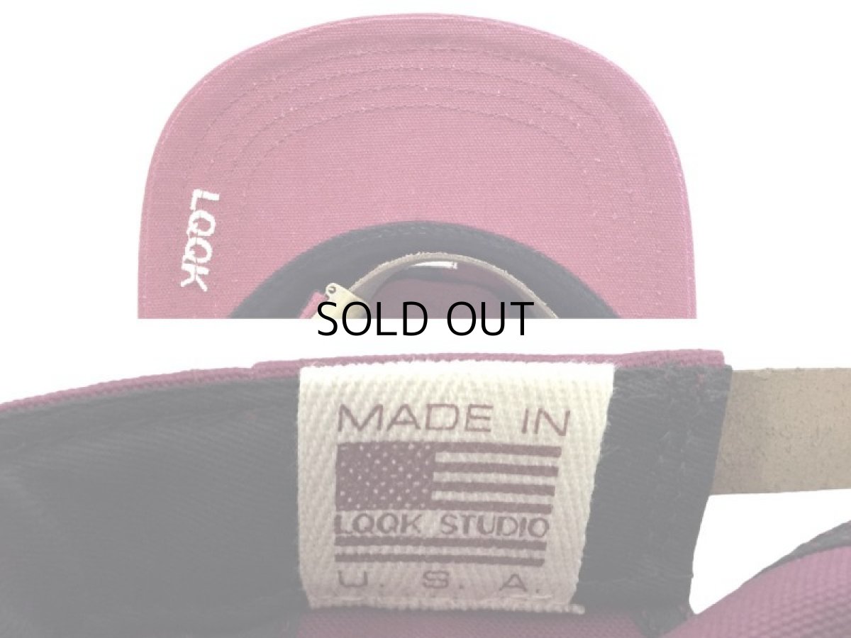 画像5: LQQK STUDIO LOGO CANVAS STRAPBACK CAP (5)