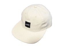 画像1: LQQK STUDIO LOGO CANVAS STRAPBACK CAP【OFF WHITE】 (1)