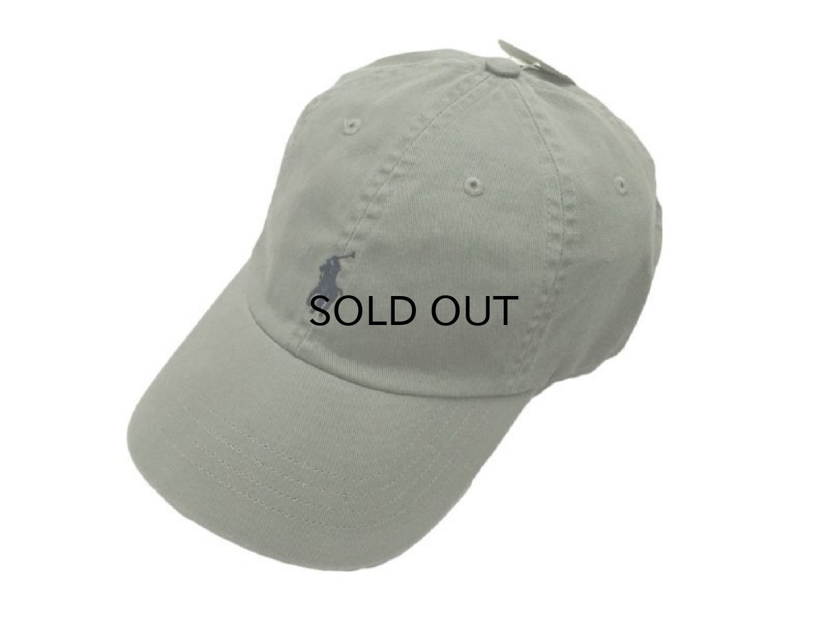 画像1: POLO RALPH LAUREN BASEBALL CAP【KHAKI/NAVY】 (1)