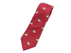 画像1: J.CREW TREE CAR SILK TIE (1)