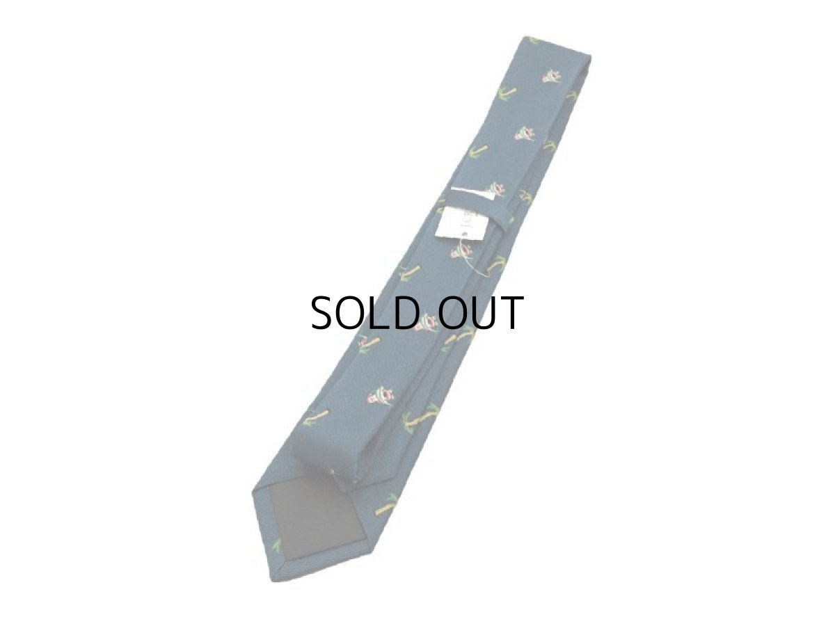 画像2: J.CREW PALM TREE & SANTA CLAUS SILK TIE (2)